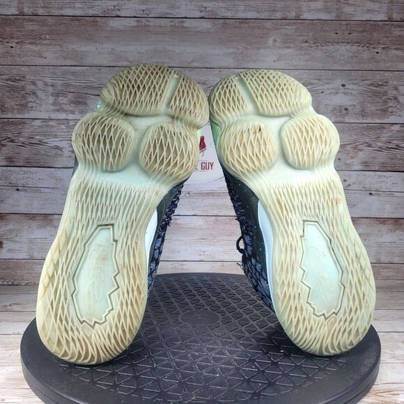 Nike LeBron 17 Youth 1Y Mid  Constellations Blue Green Athletic Kids Shoes - Picture 7 of 10